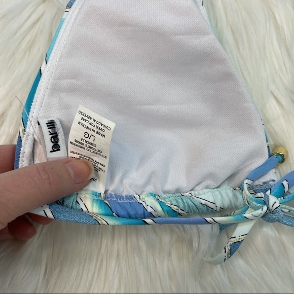 NWOT Bar III Triangle Bikini Top Large - Picture 7 of 9